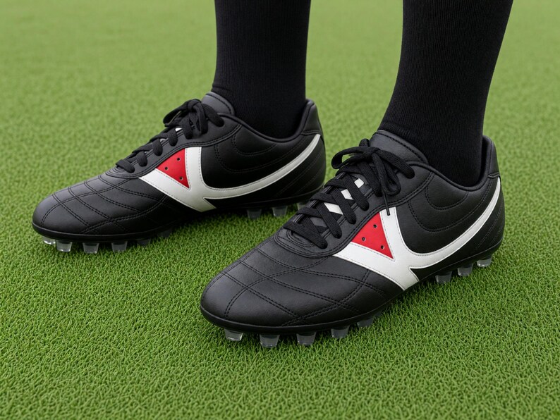 Custom Soccer Cleats for Wide Feet, Made to Measure, Handmade Kangaroo Leather Football Boots image 7