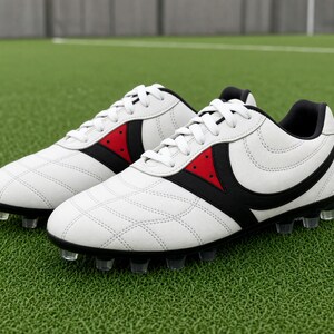 Custom Soccer Cleats for Wide Feet, Made to Measure, Handmade Kangaroo Leather Football Boots image 4