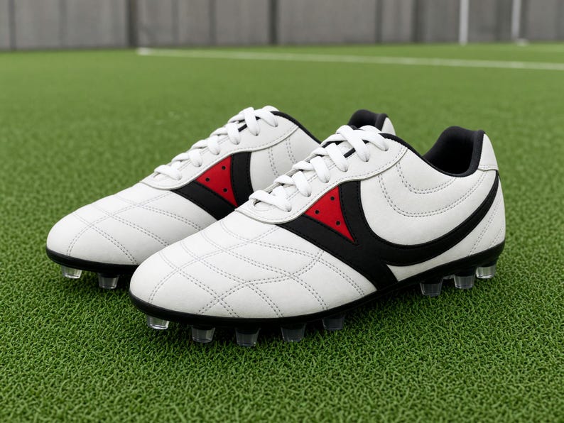 Custom Soccer Cleats for Wide Feet, Made to Measure, Handmade Kangaroo Leather Football Boots image 4