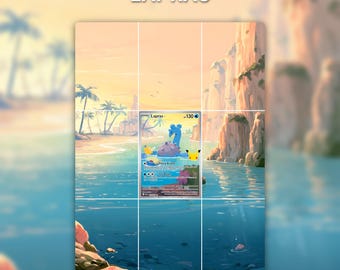 Lapras | 30C 131 | Printable binder page in 3×3 format | Standard / Vault X | Digital download