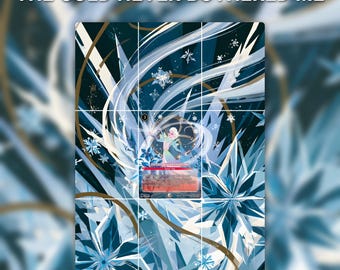 Elsa - The cold is now a part of me | Extended illustration | Set 11 234 | Binder Page Printable 3x3 | Digital Download