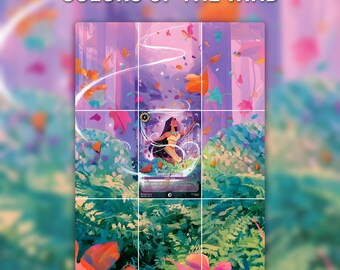 Extended Illustration | Pocahontas - The Colors of the Wind | Set 11 228 | Binder Page Printable 3x3 | Digital Download