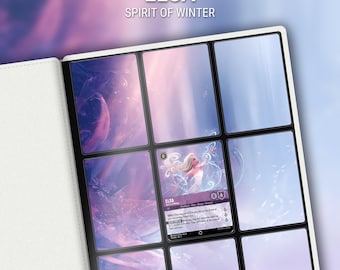 Elsa - Magie des Winters | Set 01 207 | Binder Page Printable 3x3 | Custom Full Art Card Insert | Standard & Vault X | Digital Download