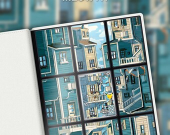 Mauzi | 30C 144 | Printable binder page in 3×3 format | Standard / Vault X | Digital download