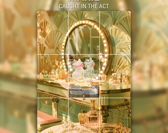 Marie - Caught Red-Handed | Extended Illustration | Set 14 238 | Binder Page Printable 3x3 | Digital Download
