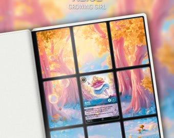 Binder Page Printable 3x3 | Alice - Wachsendes Mädchen | Set 02 213 | Custom Full Art Card Insert | Standard & Vault X | Digital Download