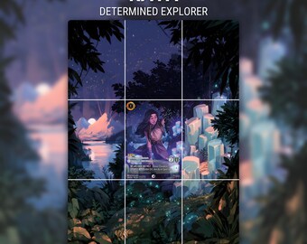 Raya - Determined Explorer | Set 14 240 | Printable binder page in 3×3 format | Standard / Vault X | Digital download