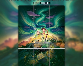 Woody & Buzz Lightyear | Set 13 228 | Printable binder page in 3×3 format | Standard / Vault X | Digital download