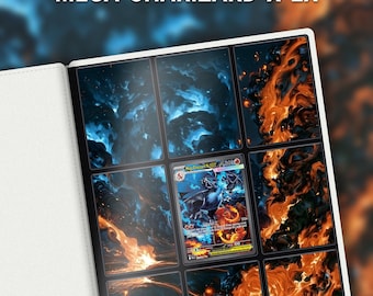 Mega Glurak X ex | PFL 125 | Druckbare Binderseite im 3×3-Format | Standard / Vault X | Digitaler Download