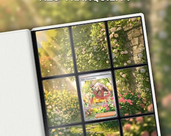 Printable binder page in 3×3 format | Azett's Serenity | CRI 120 | Standard / Vault X | Digital Download