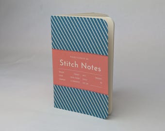 Stitch Notes Knitting & Crochet Project Log | Pocket Notebook | Knitter Gift, Crochet Journal, Yarn Lover Stocking Stuffer