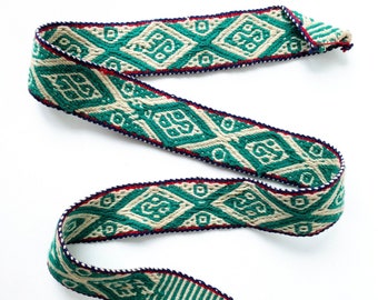 Peruvian handwoven chumpi textile trim - FC6