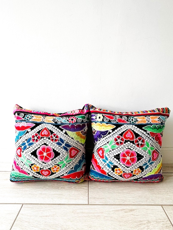 ペルー ヴィンテージ クッションカバー ハンドメイド セット ペルー