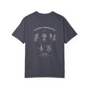Kitchen Herbarium Botanical Shirt, Vintage Culinary Herbs Field Guide Tee, Comfort Colors image 12