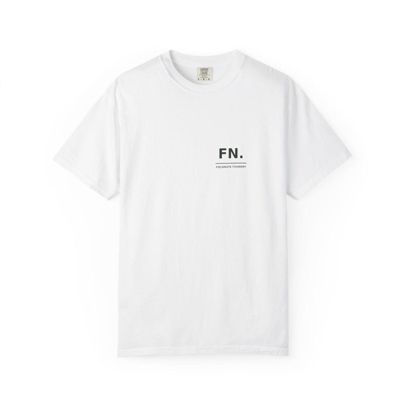 Winter Bird Feeder Comfort Colors Shirt, Backyard Birdwatching Field Notes Tee image 7