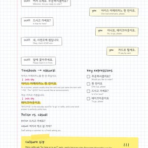 Korean Phrases for Travel: Café, Restaurant, Store Dialogues (PDF, Audio, Flashcards, Anki) image 4