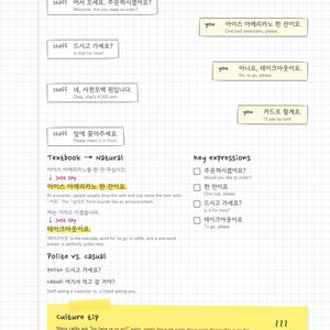 Korean Café Phrases: 8 Coffee Shop Dialogues for Beginners (PDF and Audio) 画像 3
