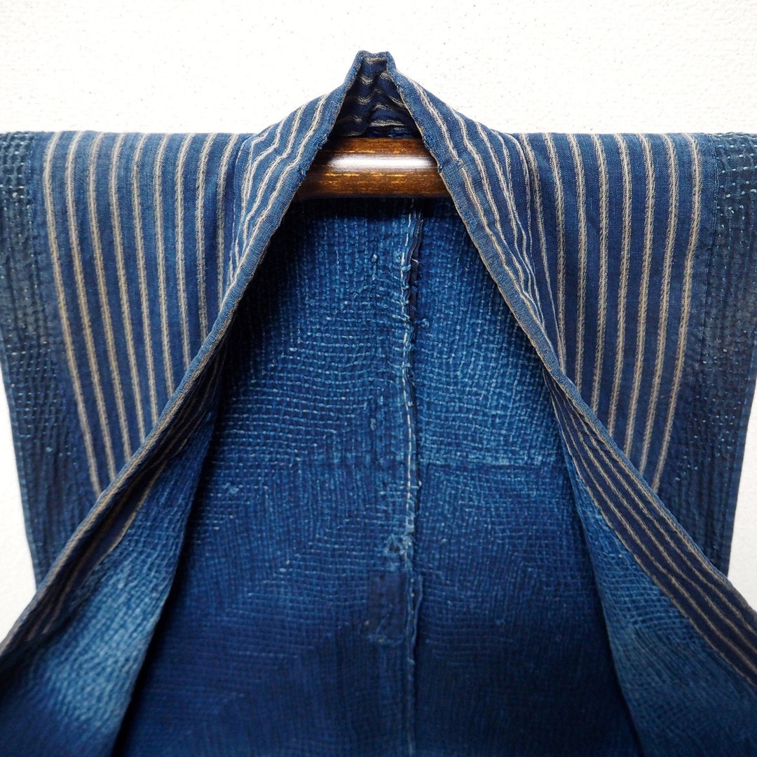 Make Offer on This... Exceptional Cotton Indigo Kogin Sashiko - Etsy