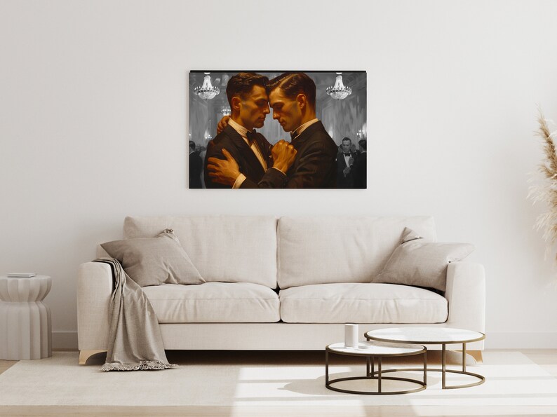 The Dance, Printable Wall Art, Gay Wedding Gift Digital Printable ...