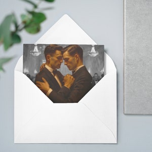 Carte de voeux romantique LGBT | Gay Pride, Unité LGBTQ+, Anniversaire et Saint-Valentin