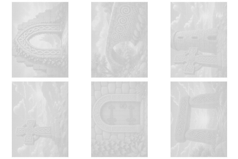Patrones de pintura de puntos de raíces y runas en PDF / 12 páginas de arte de puntos imprimibles / Páginas para colorear relajantes para adultos / Descarga instantánea imagen 2