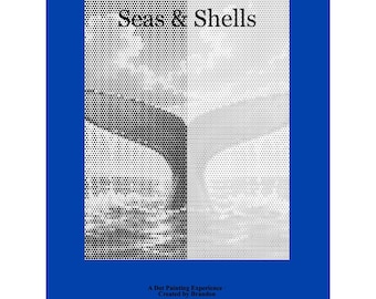 Motifs de peinture à points « Mers et coquillages » (PDF) | 12 pages de coloriage à imprimer | Coloriages relaxants pour adultes | Téléchargement instantané