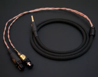 PLUSSOUND Apollonian+ Series Custom Cable for IEMs and Headphones - 2-Pin, MMCX, FitEar, Audeze, Sennheiser, HiFiMan, Oppo, Focal, and more