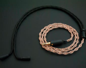 PLUSSOUND Dionysian Series Custom Cable for IEMs and Headphones - 2-Pin, MMCX, FitEar, Audeze, Sennheiser, HiFiMan, Oppo, Focal, and more