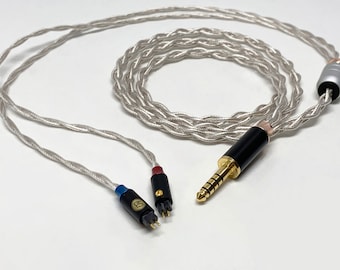 PLUSSOUND Exo Series Custom Cable for IEMs and Headphones - 2-Pin, MMCX, FitEar, Audeze, Sennheiser, HiFiMan, Oppo, Focal, and more