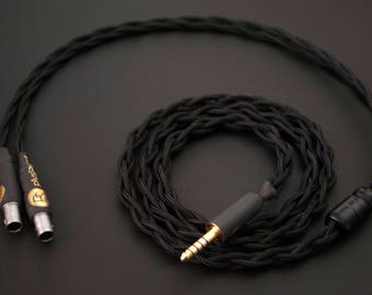 PLUSSOUND Poetic Series Custom Cable for IEMs and Headphones - 2-Pin, MMCX, FitEar, Audeze, Sennheiser, HiFiMan, Oppo, Focal, and more
