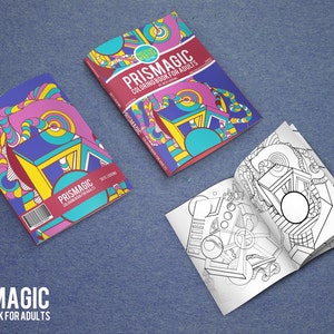 Prismagic Coloring Book for Adults Positive Mantra Edition image 3