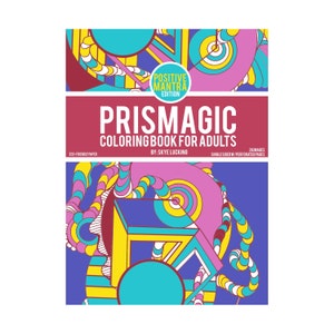 Prismagic Coloring Book for Adults Positive Mantra Edition image 1