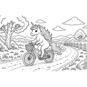Glitzernde Einhorn-Träume: Einhorn-Malbuch zum Ausdrucken (PDF), Magische Regenbogen-Einhorn-Malvorlagen für Kinder und Erwachsene, Sofort-Download Bild 4