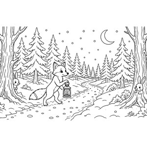 Twinkle Toasty Christmas: Christmas Coloring Book Printable PDF, Holiday Coloring Pages for Kids & Adults, Santa, Instant Download image 10