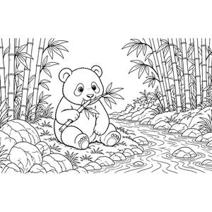 Knuffel Sprout Babies: Kleurboek met babydieren (printbaar PDF-bestand), schattige kleurplaten van bos- en boerderijdieren voor kinderen en volwassenen. afbeelding 2