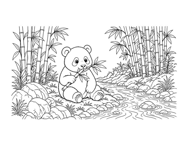Knuffel Sprout Babies: Kleurboek met babydieren (printbaar PDF-bestand), schattige kleurplaten van bos- en boerderijdieren voor kinderen en volwassenen. afbeelding 2