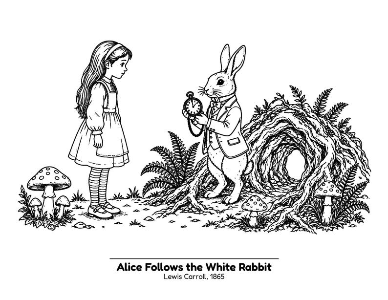 Storybook Attic: Enchanted Fairy Tale Classics | Vintage Fairy Tale Coloring Book for Adults, Teens and Kids, Detailed Storybook Scenes image 2