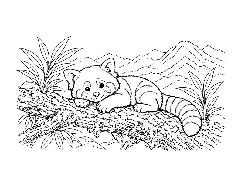 Knuffel Sprout Babies: Kleurboek met babydieren (printbaar PDF-bestand), schattige kleurplaten van bos- en boerderijdieren voor kinderen en volwassenen. afbeelding 9