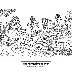 Storybook Attic: Enchanted Fairy Tale Classics | Vintage Fairy Tale Coloring Book for Adults, Teens and Kids, Detailed Storybook Scenes image 4