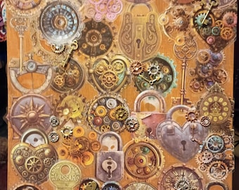 Hand made piece called "Steampunk Funk"