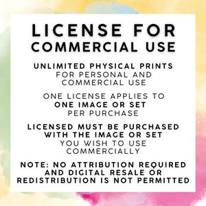Commercial Use License - For Digital Art & Graphics Created By Carla Erk Design