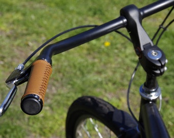 Leather Grips for Bicycle.