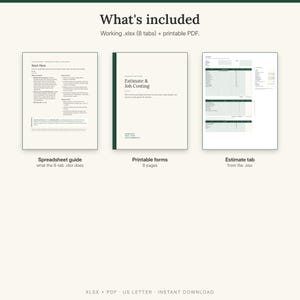 外壁工事請負業者向け見積書テンプレート、工事費用計算スプレッドシート、変更指示書ログ（デジタルダウンロード） 画像 4