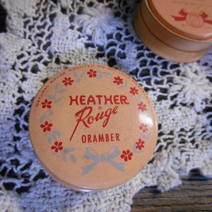 Whitehall Heather Rouge Oramber face powder, Whitehall Pharmacal Company, Vintage make up image 6