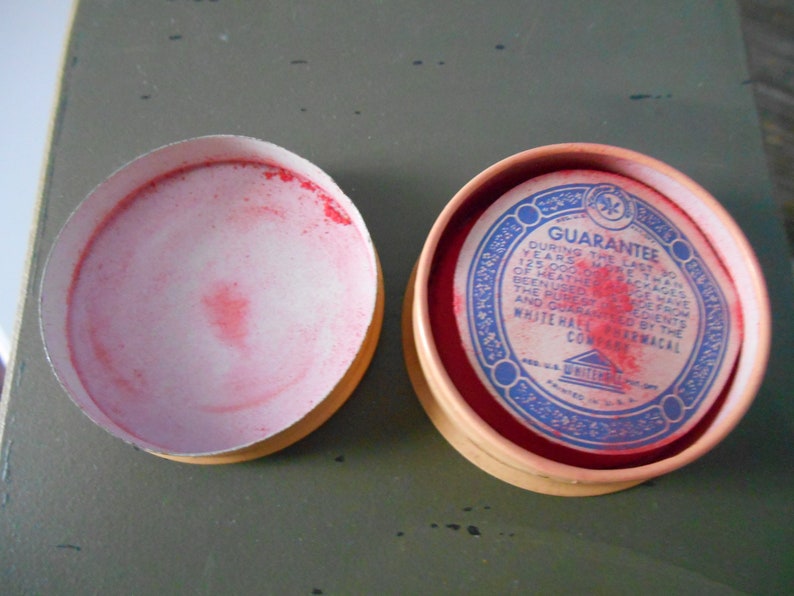 Whitehall Heather Rouge Oramber face powder, Whitehall Pharmacal Company, Vintage make up image 4