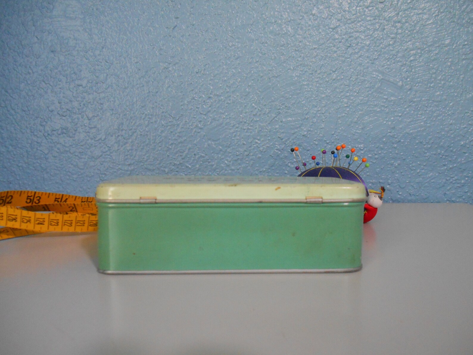 Metal Zig Zag Accessories Sewing Box With Accessories Etsy