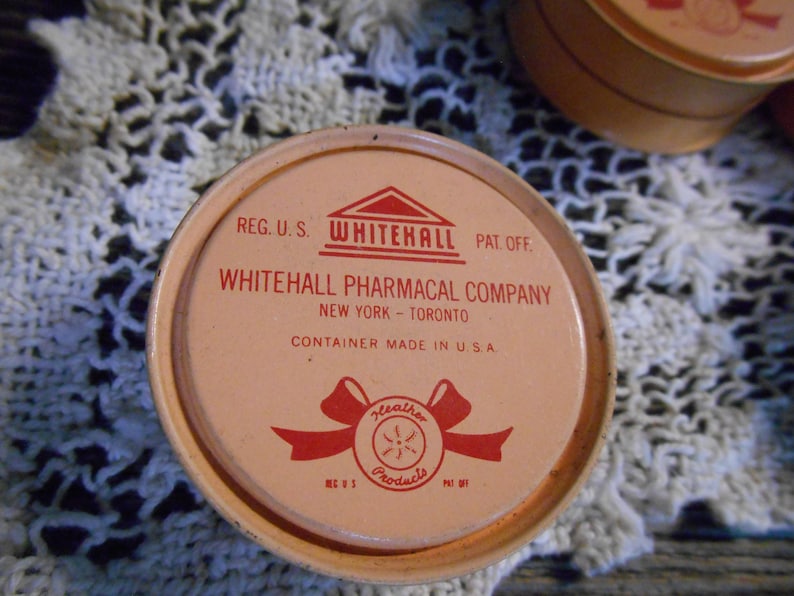 Whitehall Heather Rouge Oramber face powder, Whitehall Pharmacal Company, Vintage make up image 7