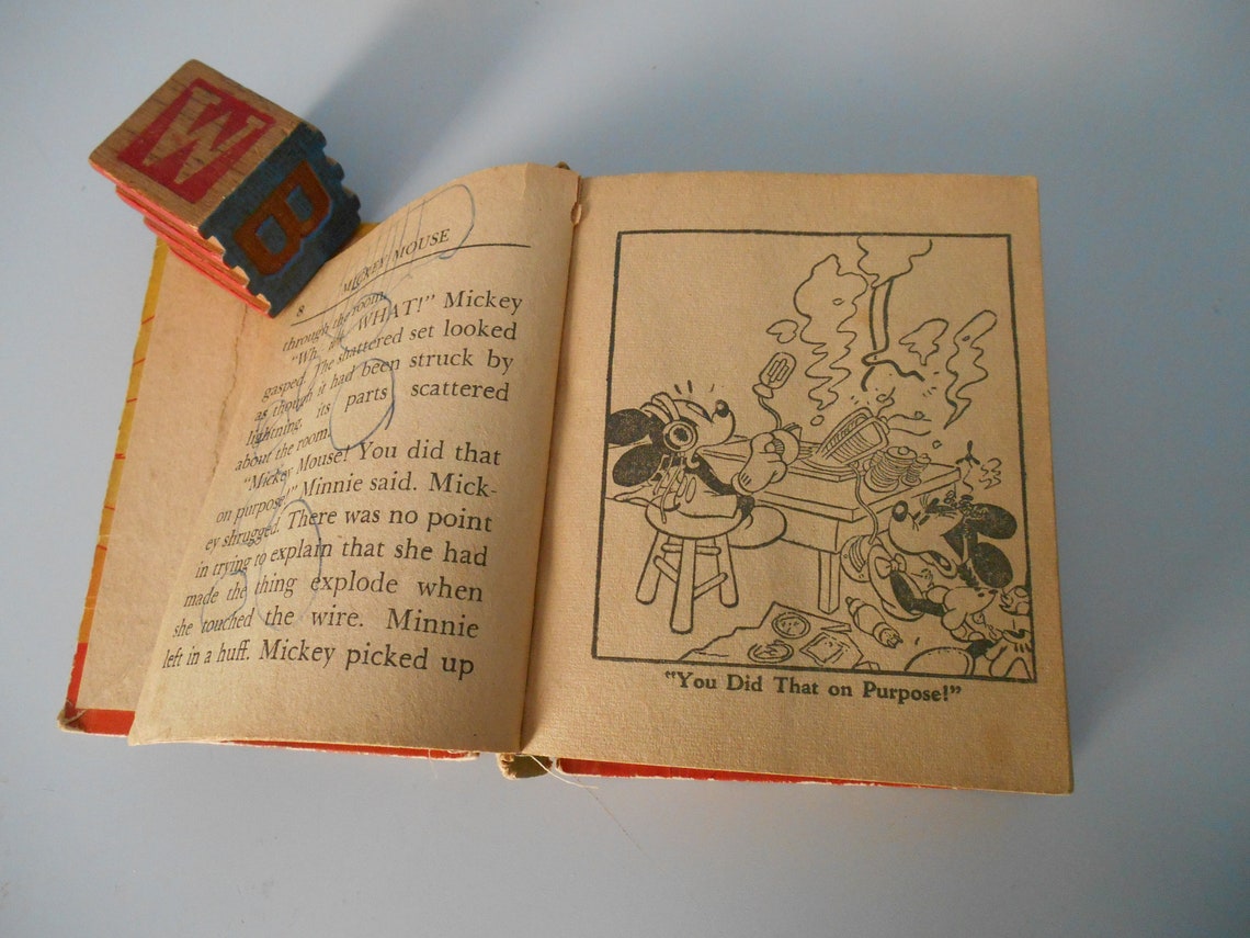 Walt Disney's Mickey Mouse and the 'lectro Box Book - Etsy