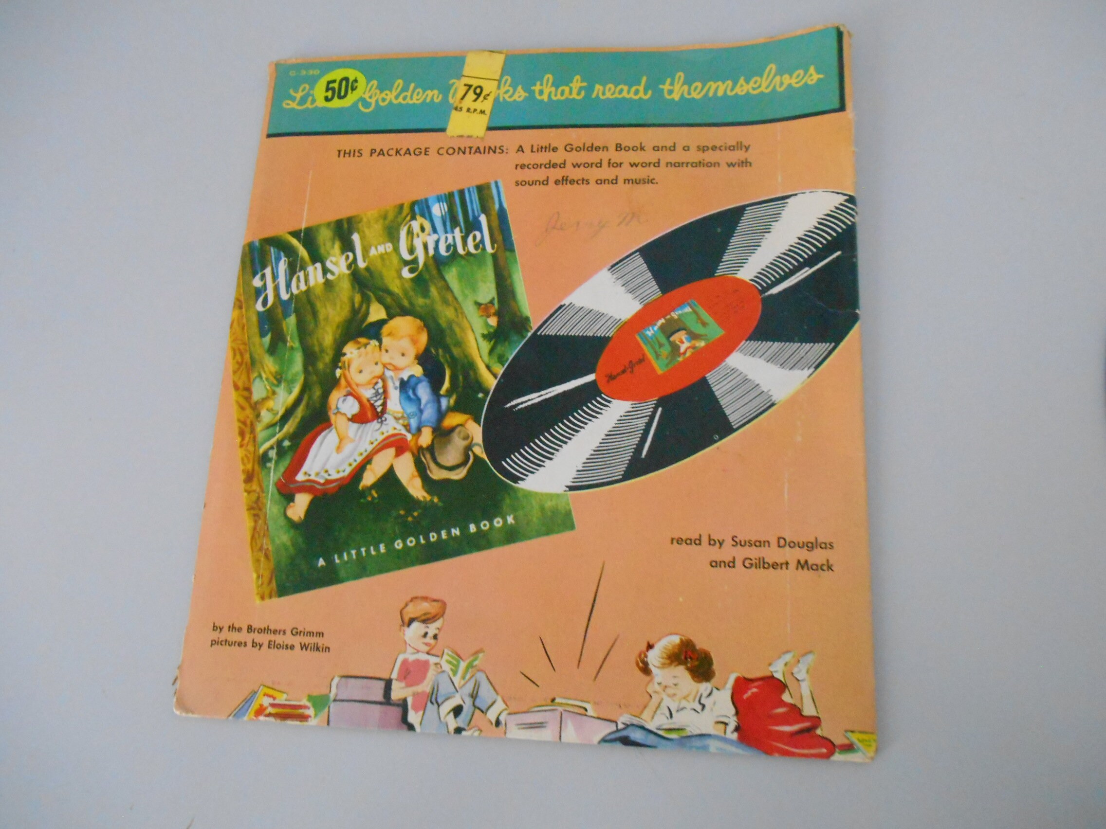 Hansel and Gretel Little Golden Book 1945 H Printing Fine 