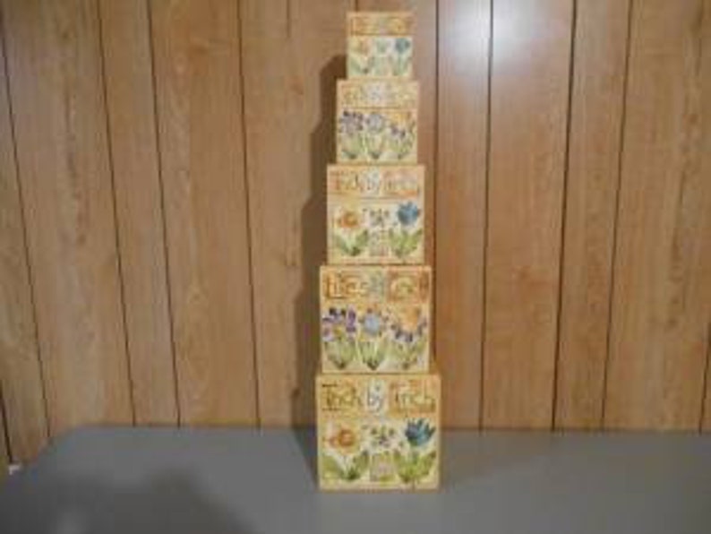 Lang's Stackable Decorative Boxes inch by Inch Etsy